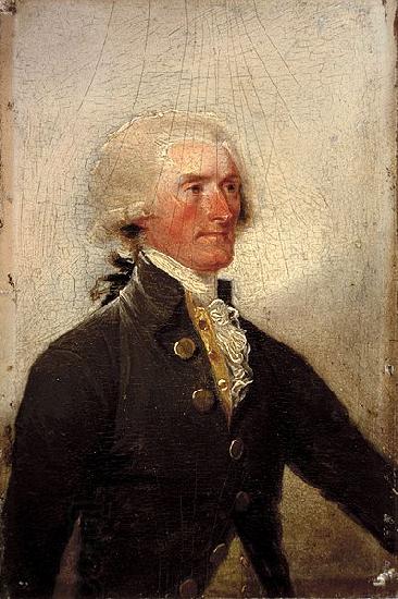 John Trumbull Thomas Jefferson oil painting picture